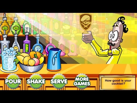COCKTAIL MASTER THE RIGHT MIX GAME FULL WALKTHROUGH 