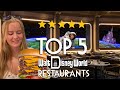 TOP 5 Disney World Restaurants we ate at in 2025! Ft The beak and Barrel & Space 220 restaurant