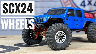SCX24 Wheel Upgrade - Mofo RC PREMIUM Wheels and Spacers - Install, Review, & More