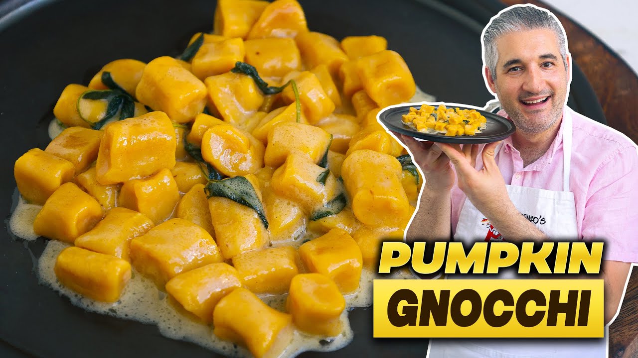 How to Make PUMPKIN GNOCCHI Like an Italian | Vincenzo