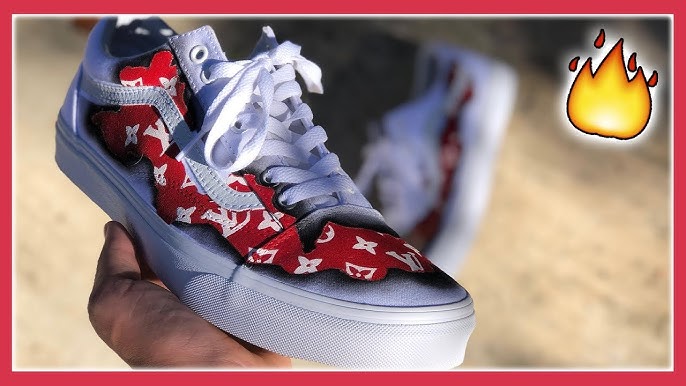 LV Custom Canvas Vans