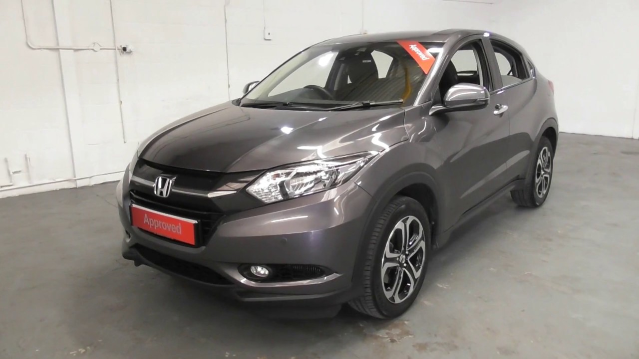 Honda HRV 1.5 EX finished in Modern Steel Metallic , video walkaround