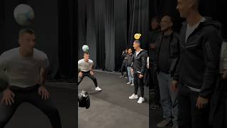 Cr7 get shocked by freestyler skill☠️ #shorts #freestyle #cr7