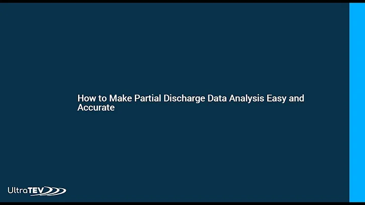 Webinar recorded: How to Make Partial Discharge Data Analysis Easy and Accurate