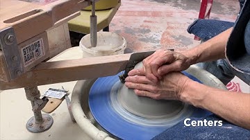How to center and open clay using the Strong Arm Pottery Tool