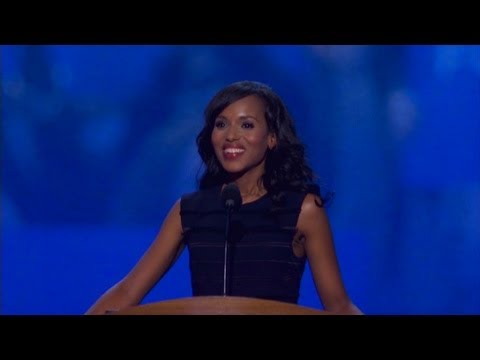 Watch Kerry Washington's DNC speech