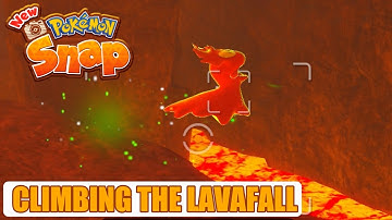 New Pokemon Snap - Climbing the Lavafall