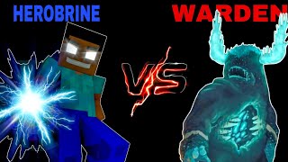 Minecraft: HEROBRINE👨‍🦱 Vs WARDEN👾