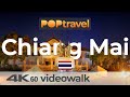 Walking in CHIANG MAI / Thailand 🇹🇭- Night streets and Saturday Market - 4K 60fps (UHD)