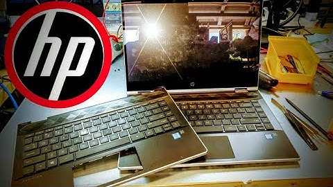 HP Pavilion x360 14-CD Keyboard Replacement Guide Full Disassembly Liquid Spill