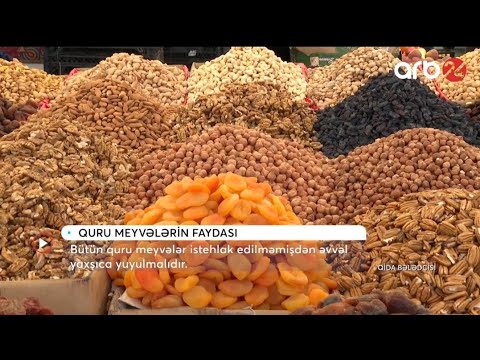 Video: Quru Meyvələrin Düzgün Bəslənmə üçün Faydaları