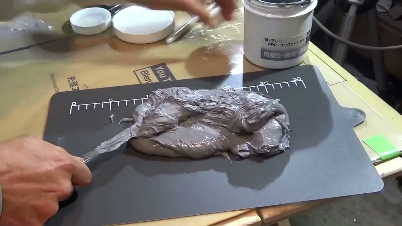 Blennymov26現地で14年3月2日ハイブリッドgm00とgm1508単品と配合ブレンドを塗って垂れ伸び具合の確認消費税8 1 08 増量の作業性は 3 7 Youtube