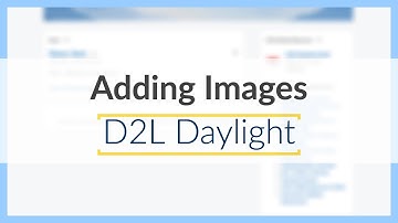 Adding Images - D2L Daylight