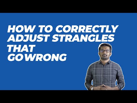 Short Strangle Adjustment I Options Trading For Beginners