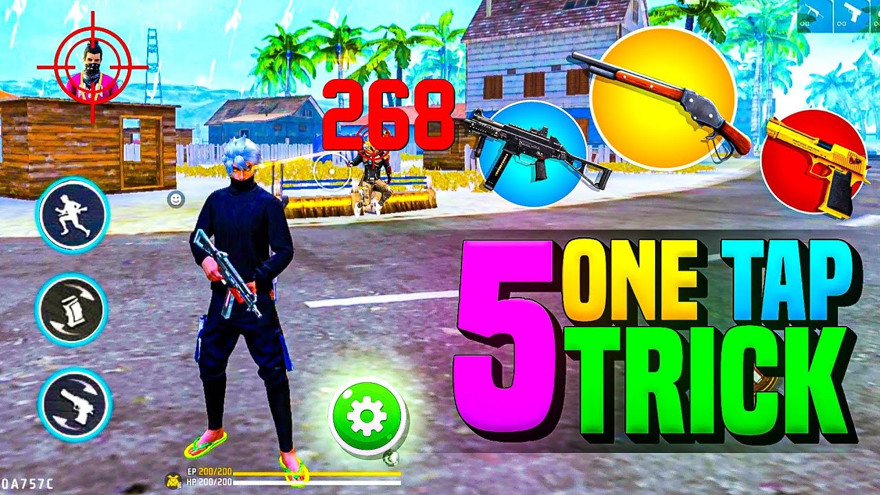 Secret One Tap Headshot Trick Handcam 😈 [ Desert Eagle Headshot Trick ...