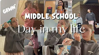 MIDDLE SCHOOL DAY IN MY LIFE | grwm | emma & georgia