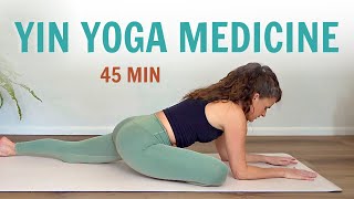 45 Min Full Body Stretch | Yin Yoga Medicine