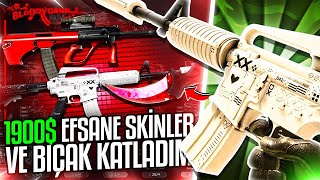 BLOODYCASE TOPLAM 1900$ EFSANE SKİNLER VE BIÇAK KATLADIM ! | BLOODYCASE PROMO CODE