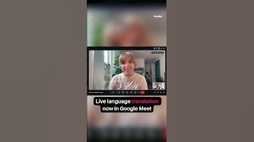 Live language translation now in Google Meet