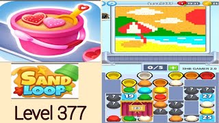 🏖️ Sand loop level 377 solution and walkthrough for gameplay 