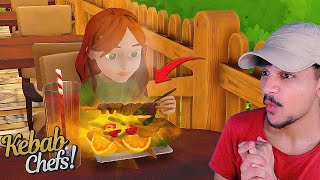 Cooking Special Veg Food For Abby (MASTER CHEF) | Kebab Chefs Restaurant Simulator #12 screenshot 4