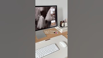 how to change folder icons on mac 📂✨#desktop #customization #macos #desksetup #macbook #ipad #apple
