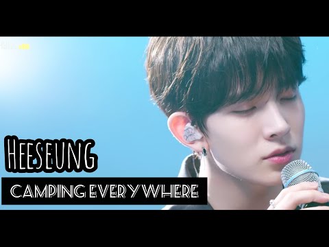 HEESEUNG - Camping everywhere cover [indonesia lirik]