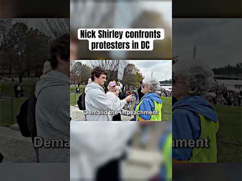 Nick Shirley Confronts Protesters in DC