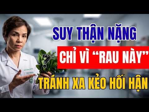 Người Thận Yếu: 3 LOẠI RAU Tuyệt Đối Không Nên Chạm Vào ! BẤT NGỜ LOẠI SỐ 3