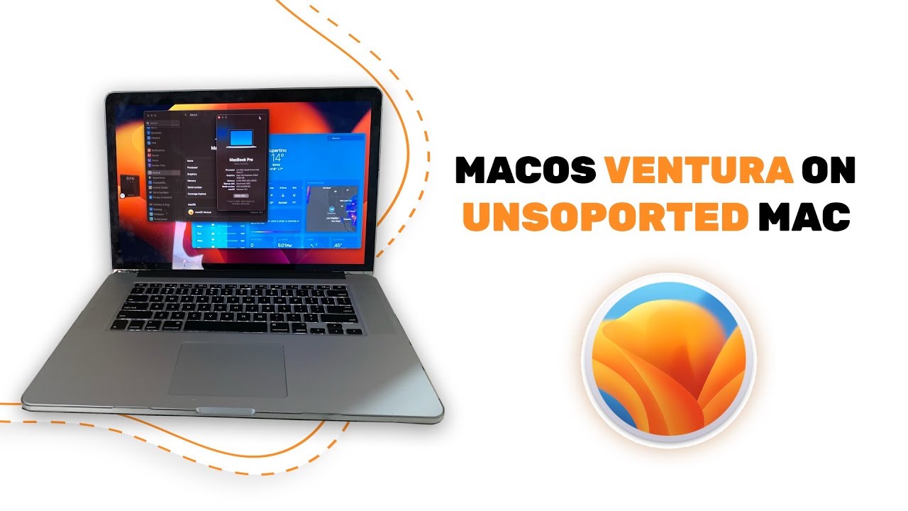 How to install MacOS Ventura in an unsupported Mac! - YouTube