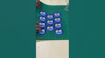 Making Custom Button Badges for our returning customer. #shorts #buttonbadge