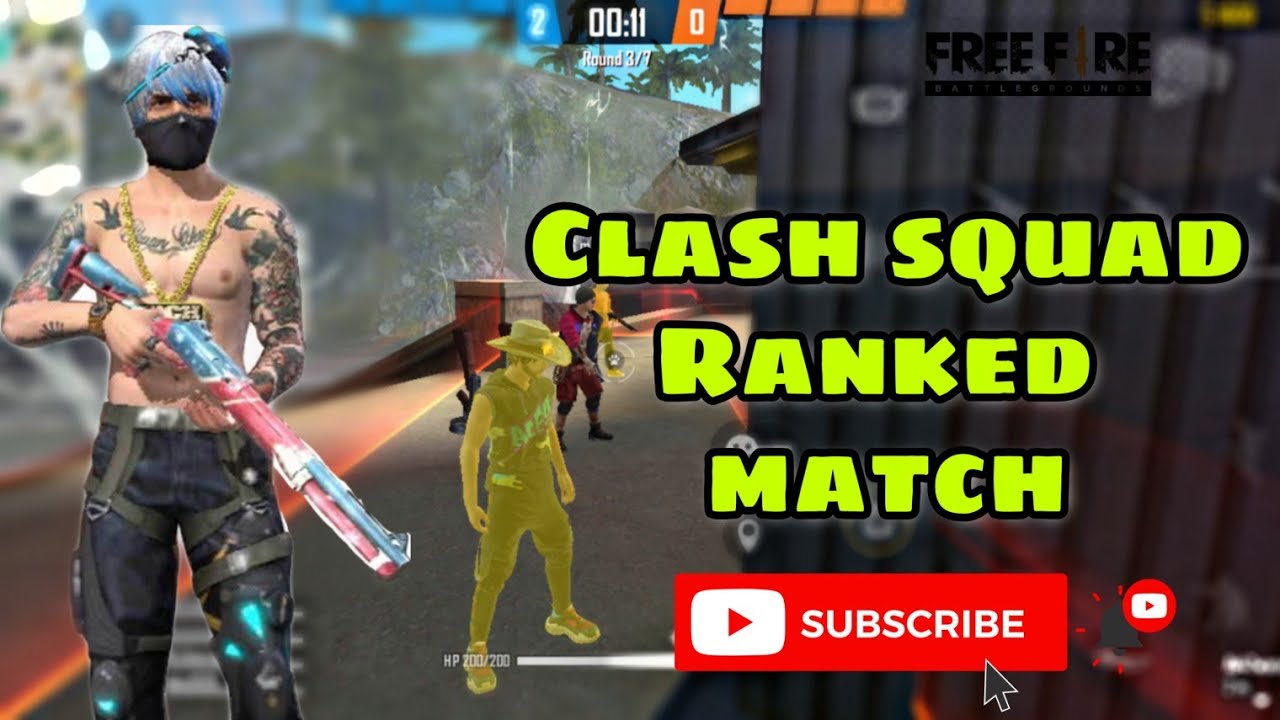 CLASH SQUAD RANKED MATCH BOOYAH 4-O - Free fire - Gaming sayan - YouTube