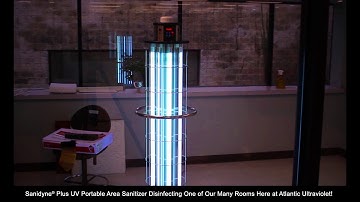 Sanidyne Plus Germicidal UV Portable Area Sanitizer Disinfects During COVID-19 Pandemic