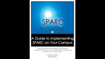 Implementing SPARC (and TRAC)on Your Campus -Week 1- May 12, 2020