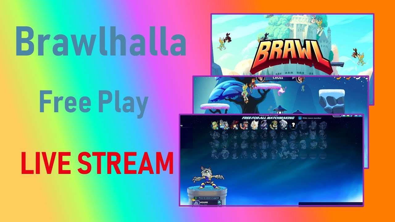 Brawlhalla Free Play LIVE STREAM (Replay) - YouTube