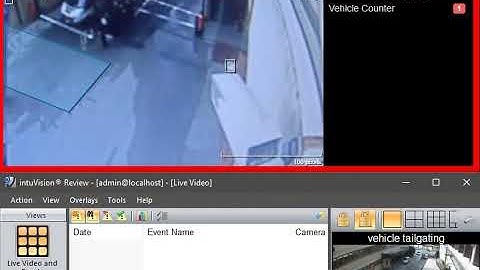 Vehicle Tailgating with intuVision Edge