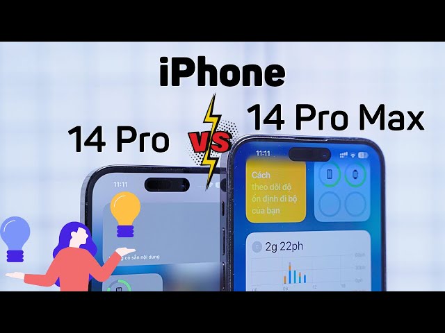 iPhone 14 Pro vs iPhone 14 Pro Max: Đâu là smartphone tốt nhất?