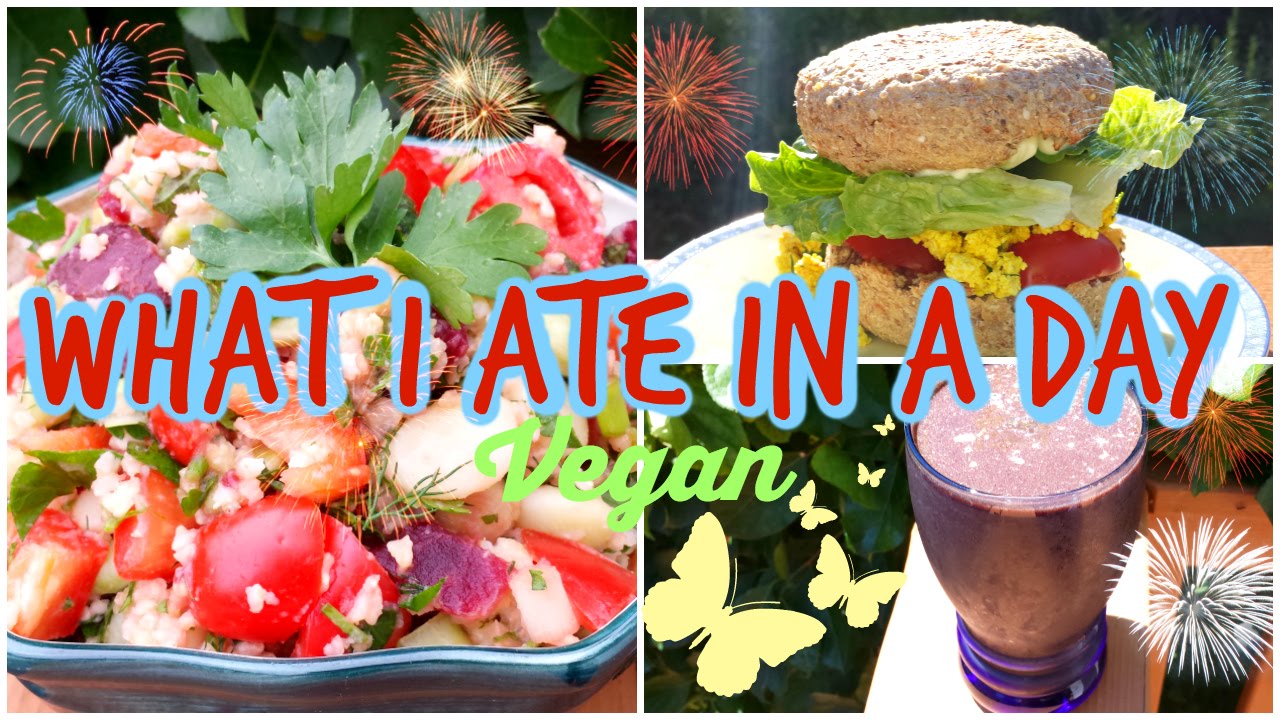 easy vegan recipes to lose weight What I Ate In A Day/ 4th of July/ Vegan