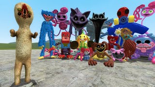 SCP-173 VS ALL POPPY PLAYTIME CHAPTER 3-1 CHARACTERS in Garry's Mod!