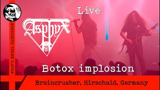 Live ASPHYX (Botox implosion) 2024 - Braincrusher, Hirschaid, Germany, 23 Mar