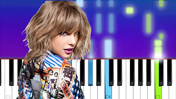 Taylor Swift - my tears ricochet (Piano Tutorial)