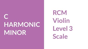 RCM Level 3 C Harmonic Minor