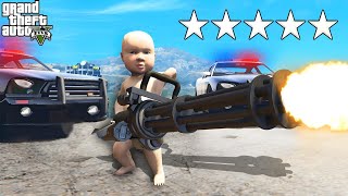 Franklin Find a New Born Baby || Playing As a New Born Baby in GTA 5 || Gta 5 Tamil