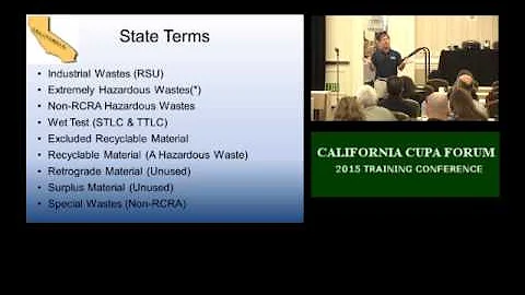 HAZARDOUS WASTE IDENTIFICATION AND CLASSIFICATION - BASIC (Part 1 of 2)