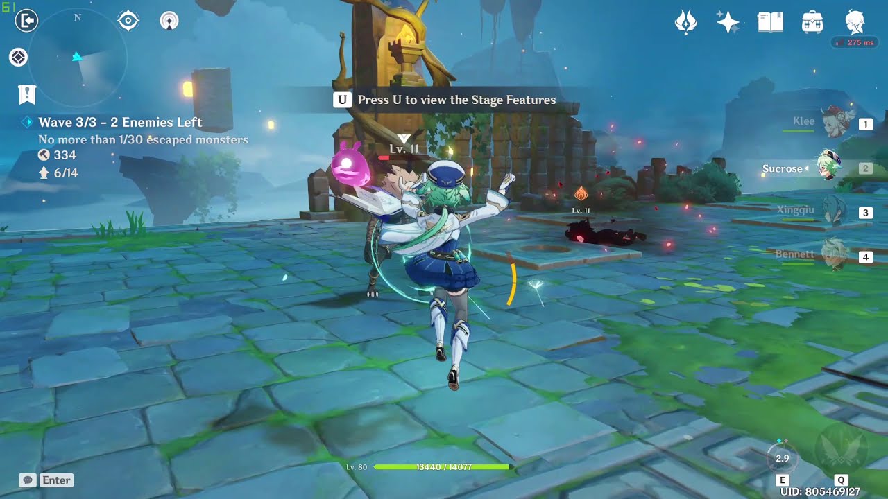 Genshin Impact - Theater Mechanicus Gameplay (Trial Stage [First Run - Sucrose])