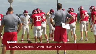 Salado lineman turns tight end