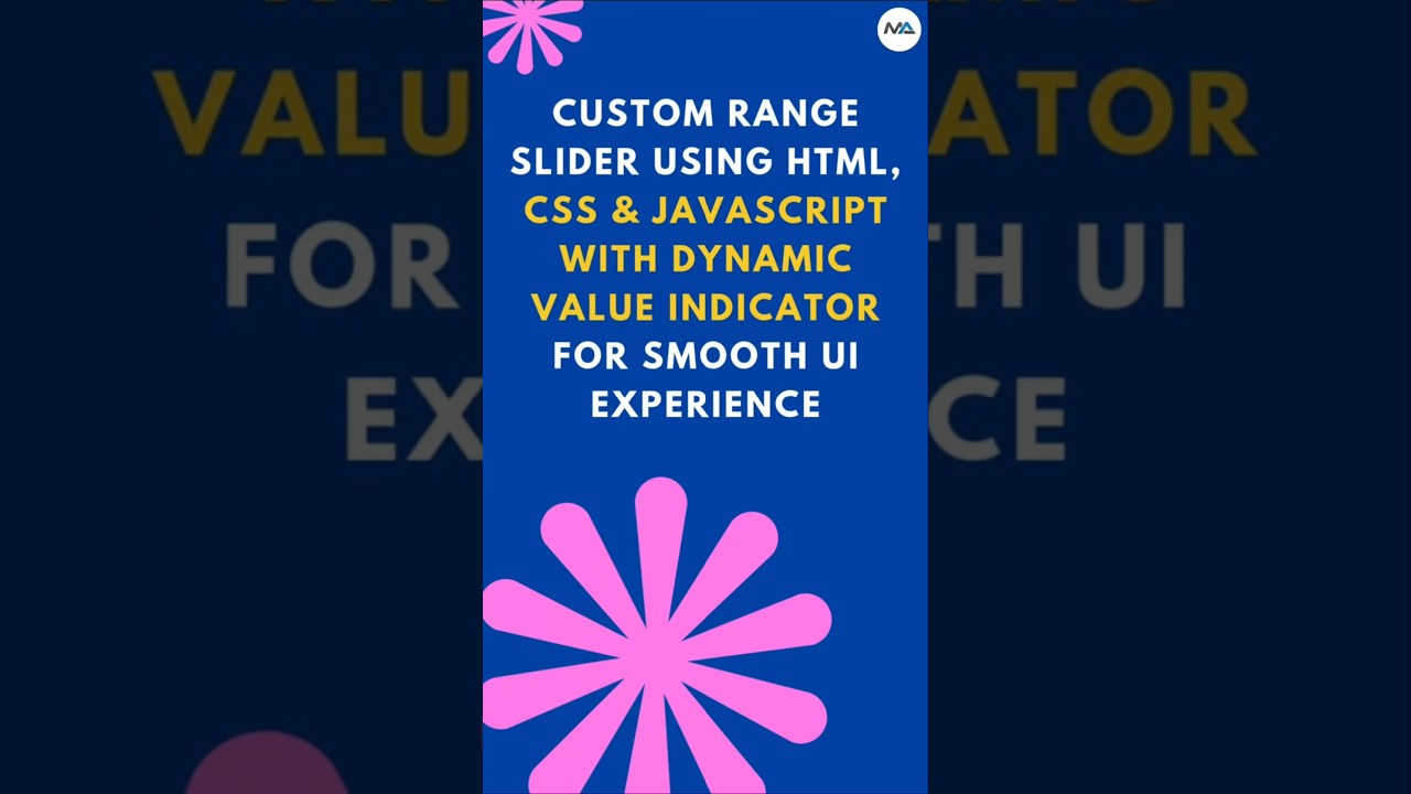 🎨 Create a Custom Range Slider in 60 Seconds! ⏱️ (HTML, CSS, JavaScript) 
