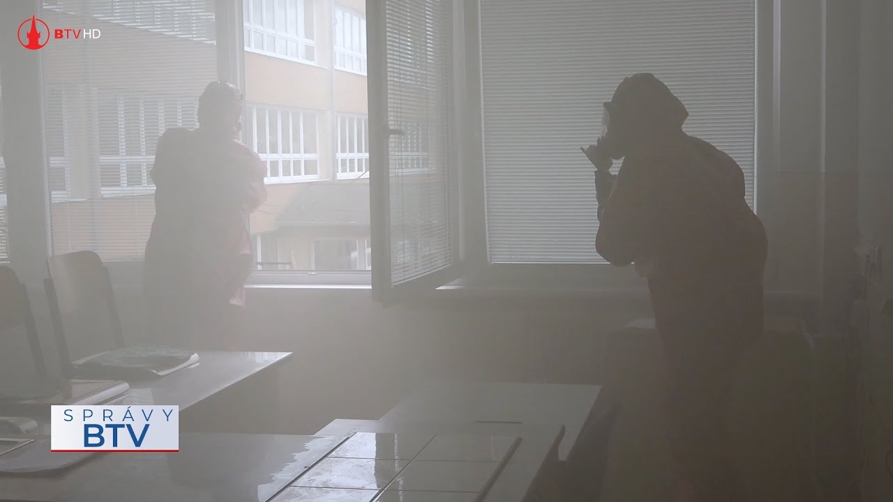 Evakuácia žiakov a taktické cvičenie