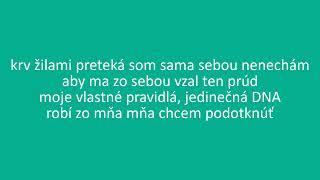 SIMA - Bohyne [LYRICS/TEXT]