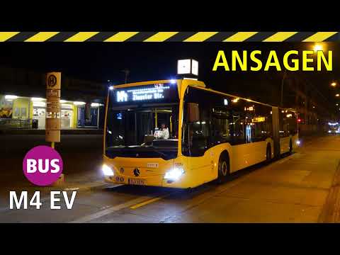 [BVG] Ansagen des M4-Ersatzverkehrs Sulzfelder Str. - Falkenberg